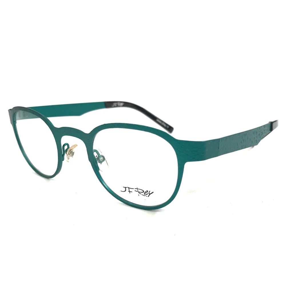 J.F. Rey Eyeglasses Frames JF2600 4949 Vert Green Square Full Rim 45-23-135